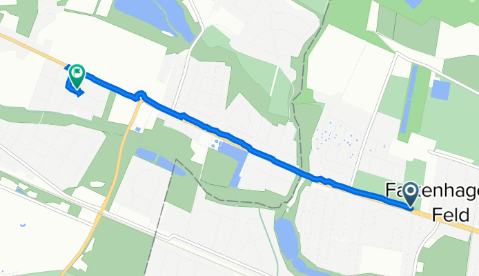 Falkenseer Chaussee, Berlin nach Koblenzer Straße 26, Falkensee