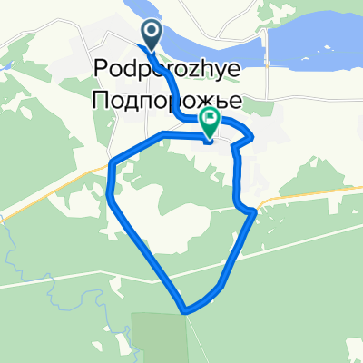 Ulitsa Gor'kogo 28-2, Podporozhye to Krasnoarmeyskaya Ulitsa 9, Podporozhye
