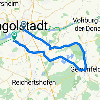 Nachmittagstour - Ingolstadt - Geisenfeld - Ingolstadt