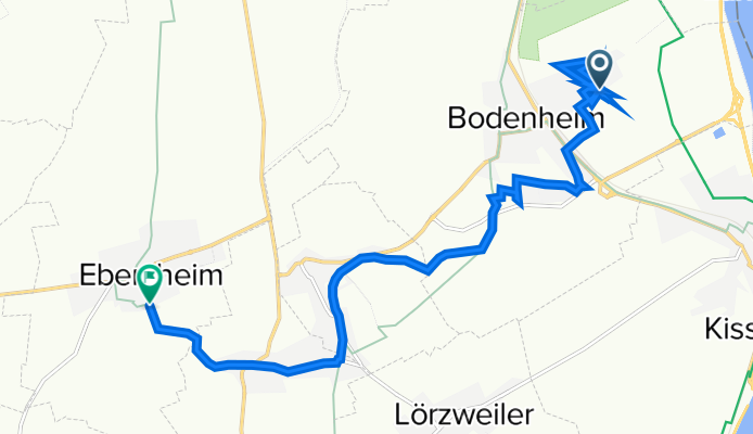 Im Mittelweg 42, Bodenheim nach Harxheimer Weg 17, Mainz