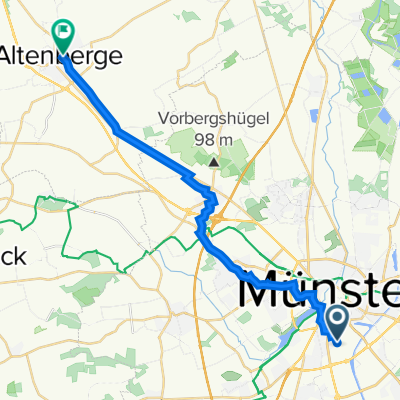 Timmerscheidtstraße 24, Münster nach Königstraße 27, Altenberge