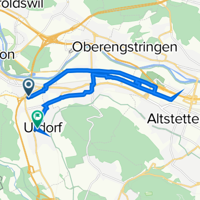 Steinackerstrasse 31, Urdorf nach Bahnhofstrasse 86B, Urdorf