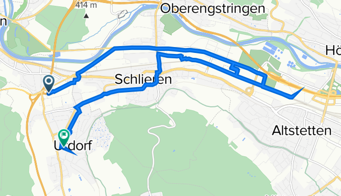 Steinackerstrasse 31, Urdorf nach Bahnhofstrasse 86B, Urdorf