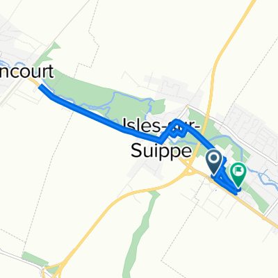15 Rue Paul Fort, Warmeriville à 3 Rue Léo Ferré, Warmeriville