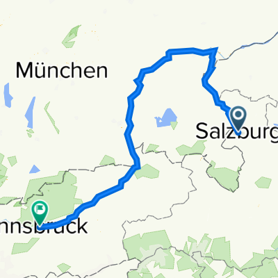 Salzburg Innsbruck an Salzach und Inn