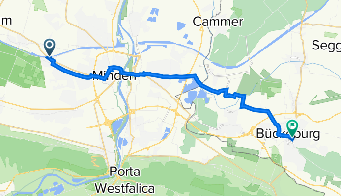 Königstraße 258, Minden nach Bückeburg