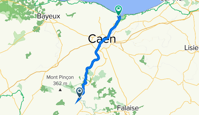 20 Route de Condé, Saint-Rémy à 6 Rue Gambetta, Ouistreham