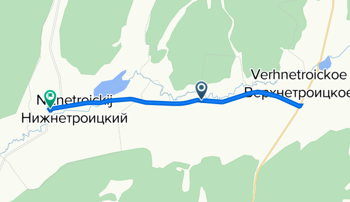 Центральная улица, Frunze to Nizhnetroitskiy