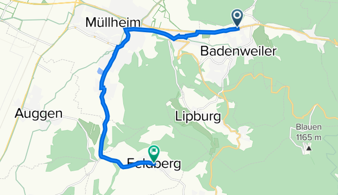 Weilertalstraße 47, Badenweiler nach K4984 15, Müllheim