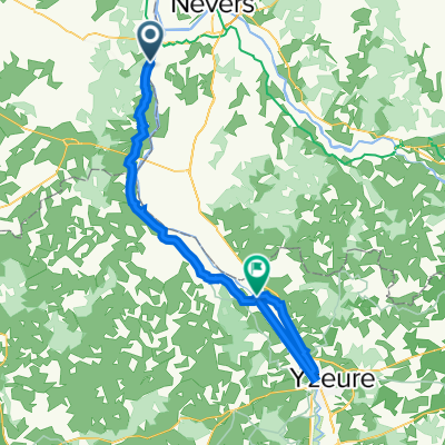 D45, Apremont-sur-Allier à Route de Bagneux, Villeneuve-sur-Allier