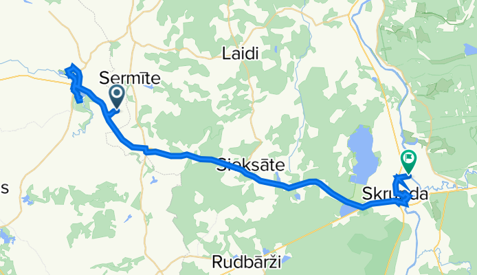 Ceļš bez nosaukuma to Ceļš bez nosaukuma, Skrunda