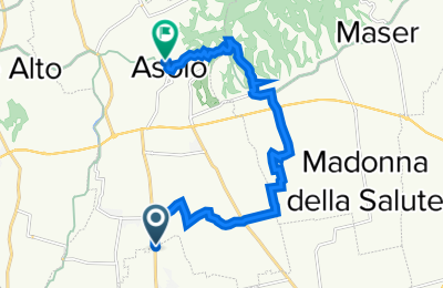 Route in der Bikemap App öffnen