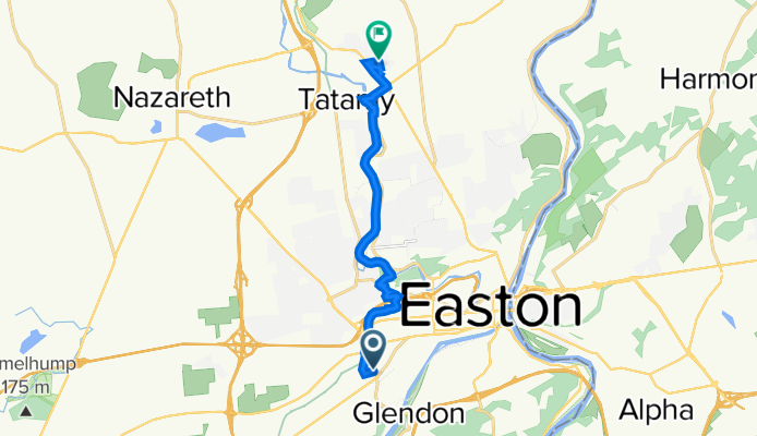 833 S 25th St, Easton to 4401–4499 Shadowstone Dr, Easton