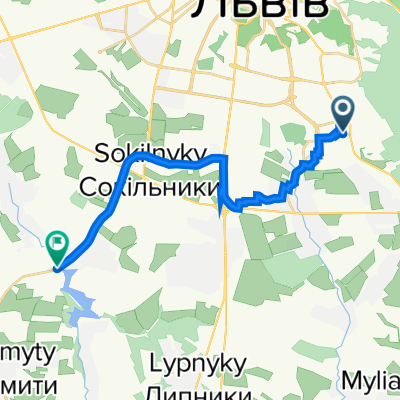 вулиця Лірницька 21, Львів to вулиця Львівська 8, Наварія