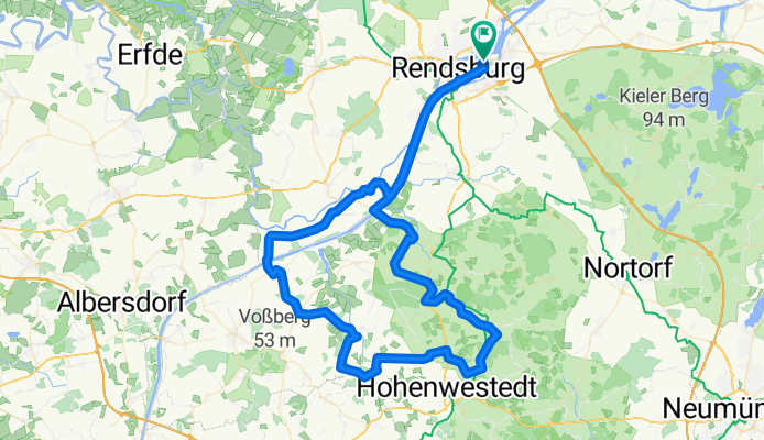 RTF 2624 - "Fahrt in den Herbst 2011" des Rendsburger BC ( 85 km )