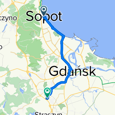 Powstańców Warszawy 3, Sopot do Współczesna 1D, Straszyn