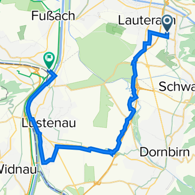 Schmerzenbildstraße 44a, Wolfurt nach Brugger Straße 79, Höchst