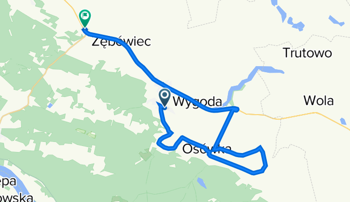 Wiśniowa 12, Czernikowo do Warszawska 3A, Obrowo
