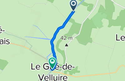 Route in der Bikemap App öffnen