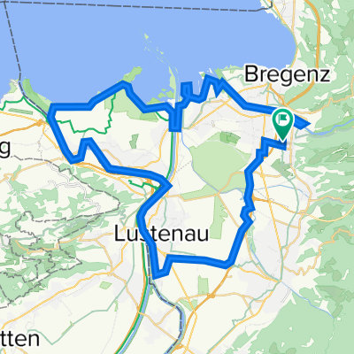 Wolfurt-Lustenau-Bruggerloch-Gaissau-Rohrspitz-Hard-Wolfurt