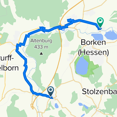 Zimmersrode, Neuental nach Singlis-Borken