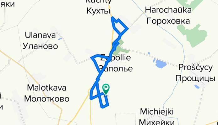 От улица Копко, Васілінкі до улица Копко, Васілінкі