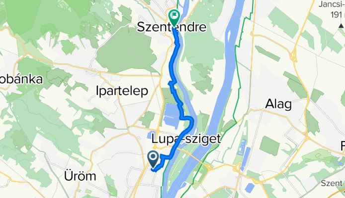Jós utca 9., Budapest to Duna korzó 9–10., Szentendre
