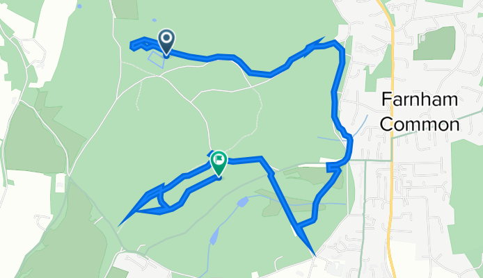 McAuliffe Dr, South Bucks to Victoria Dr, Farnham Common, Slough