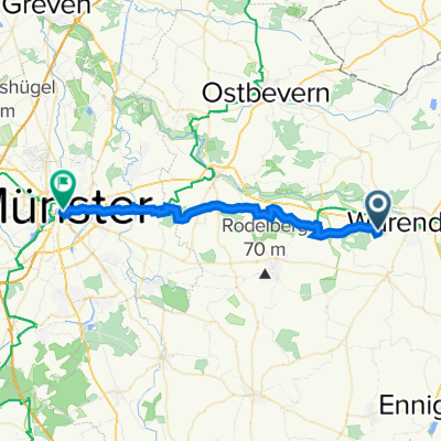 Neuwarendorf 41A, Warendorf nach Klemensstraße 10, Münster