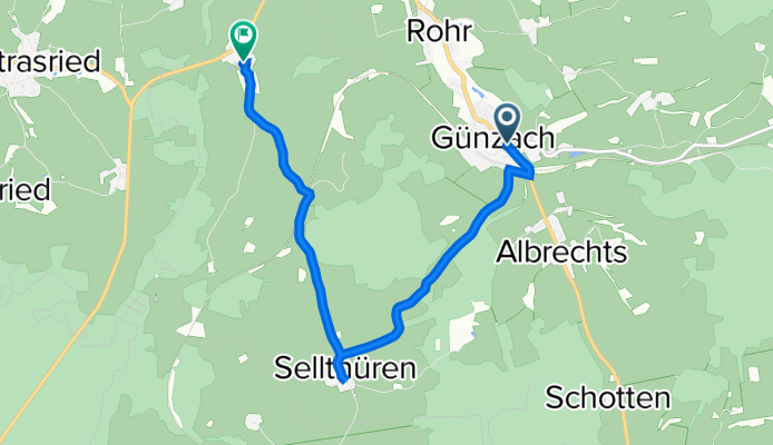 günzach -immenthal über sellthüren