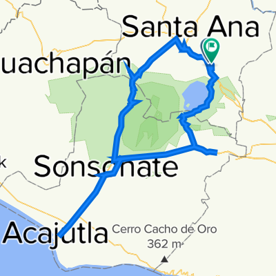 De Carretera Panamericana a Vía sin nombre