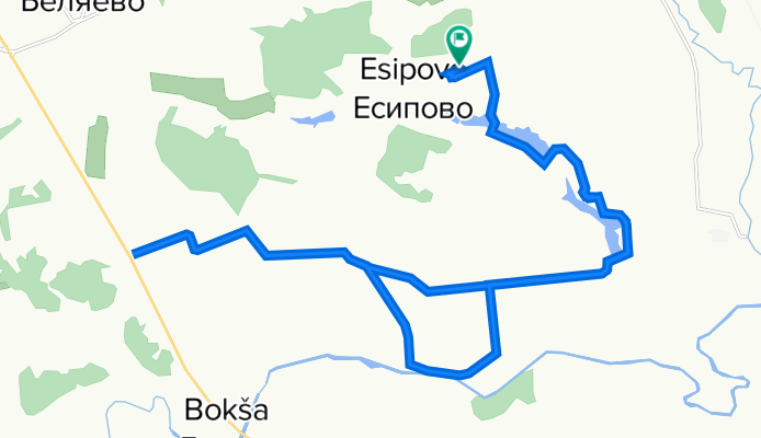 Нeizvestnaya doroga, Esipovo to Нeizvestnaya doroga, Esipovo