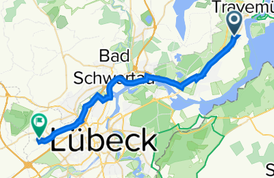 Route in der Bikemap App öffnen