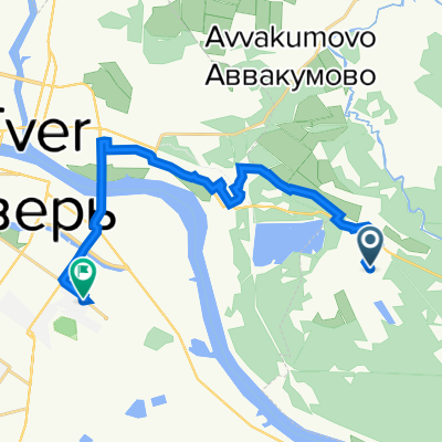 От Неизвестная дорога до проспект Победы 70, Тверь