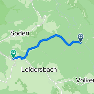 Spessartweg 2,  nach Weinbergstraße 31, Leidersbach