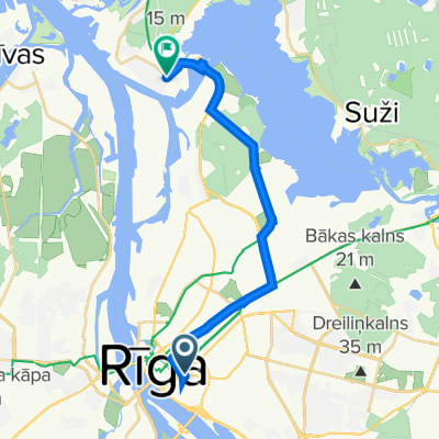 От Stacijas laukums 4, Rīga до Augusta Dombrovska iela 16, Rīga