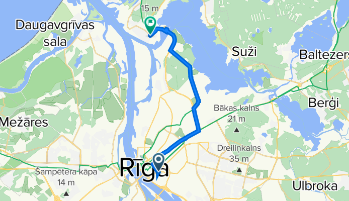 От Stacijas laukums 4, Rīga до Augusta Dombrovska iela 16, Rīga