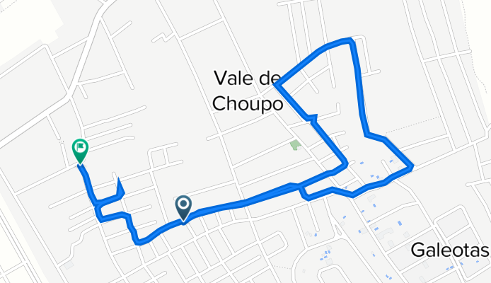 Rua José Malhoa 23–25, Azeitão to Urbanização Vale de Choupos 11, Azeitão