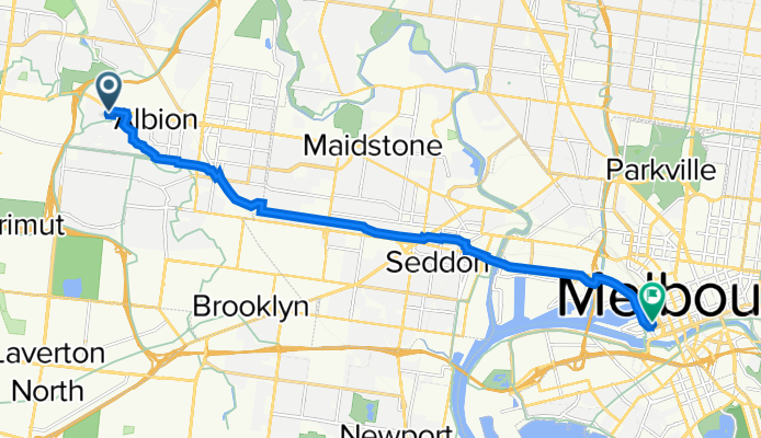 33 Sunhill Cr, Ardeer to Fishplate La, Docklands