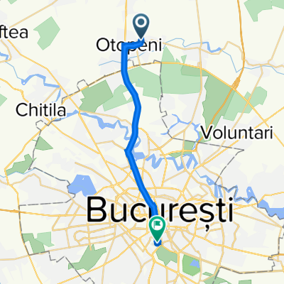 Intrarea Violetelor 5, Otopeni to Strada Borodești 4, București
