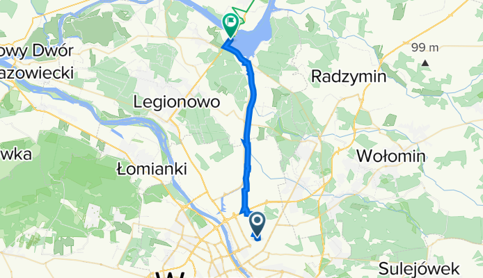 Złotopolska 13, Targówek do Warszawska 31, Zegrze Południowe