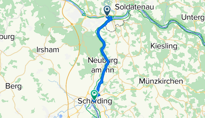 Brunngasse 8, Passau nach Unterer Stadtplatz 1, Schärding