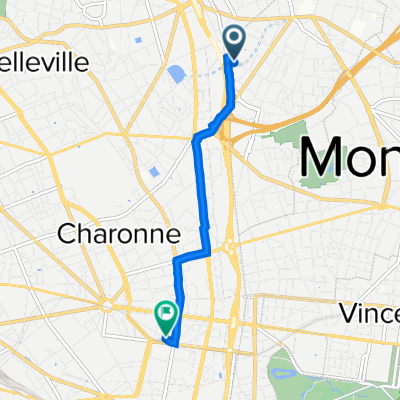 65 Rue Marie-Anne Colombier, Bagnolet à 12 Rue du Rendez-Vous, Paris