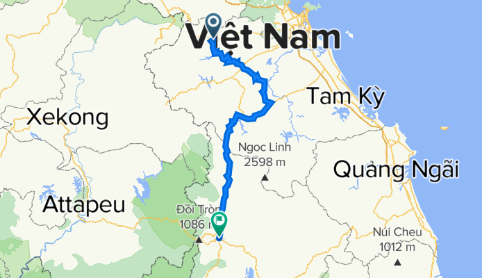 Võ Nguyên Giáp, H. Đông Giang to 947 Hùng Vương, H. Ngọc Hồi