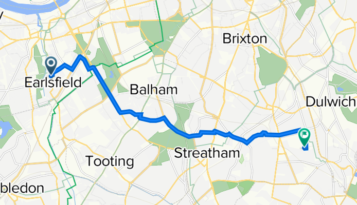 Garratt Lane 204 to Beeton Way 18