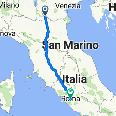 Ostiglia (ca. 45 km südlich von Verona) - Rom CLONED FROM ROUTE 179417