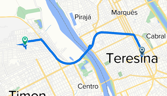 De Avenida Frei Serafim 2116 a Rua Treze 368