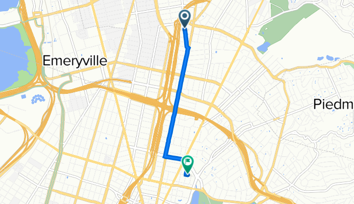 4927 Shattuck Ave, Oakland to 2402 Valdez St, Oakland