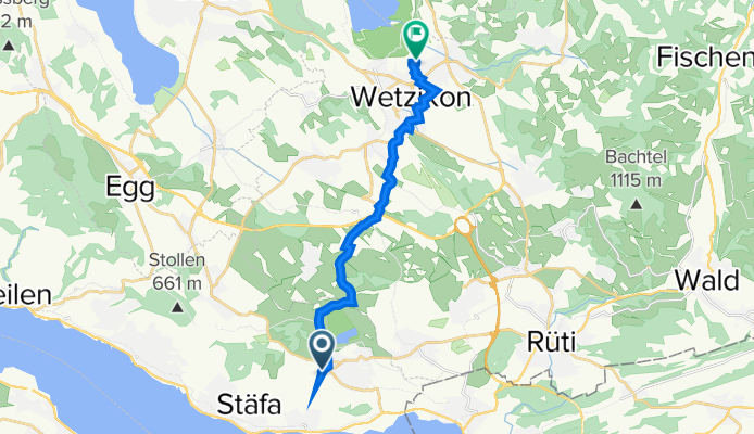 Lüeholzstrasse 2E, Hombrechtikon nach Motorenstrasse 36, Wetzikon ZH