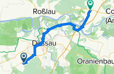 Route in der Bikemap App öffnen